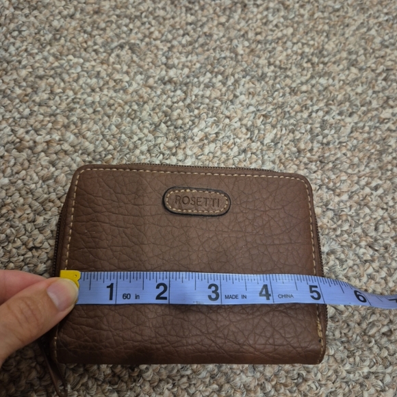 Rosetti Brown Faux Leather Small Wallet - Picture 8 of 10